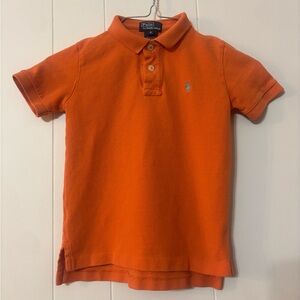 Polo By Ralph Lauren Orange Polo Shirt With Embroidered Logo
